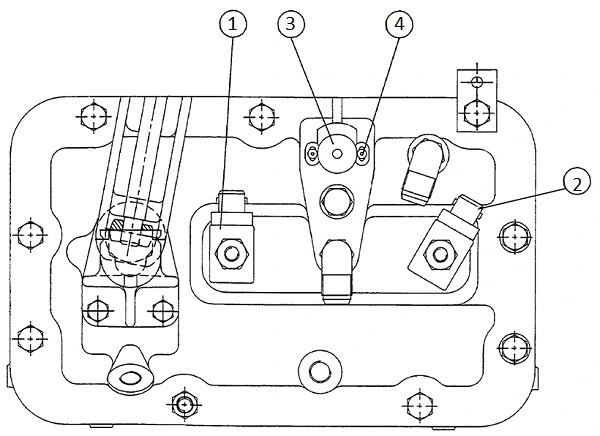 Emplacement du potentiomètre d’inverseur MF 6100